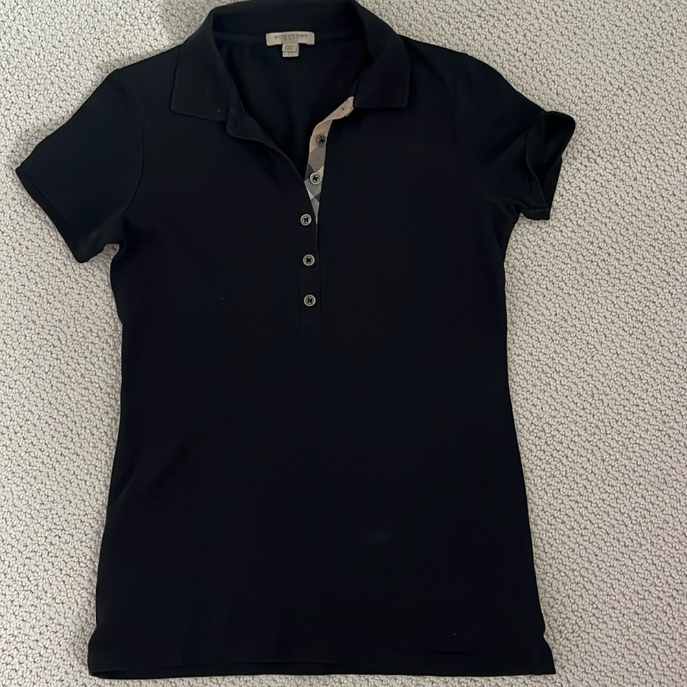 Authentic Burberry Brit xs short sleeve black top